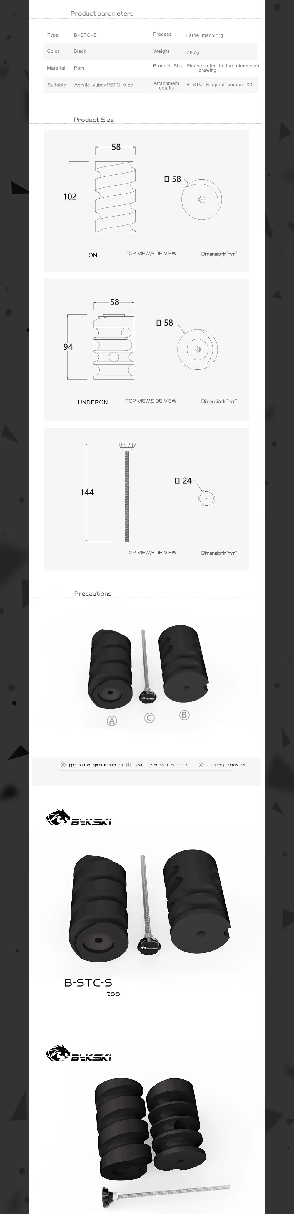 Spiral Bending Hard Tube Tools, Making Spiral Curved Tubes, Bending