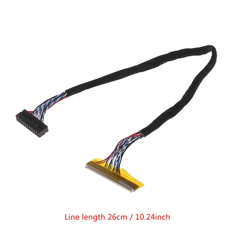 Универсальный FIX 30 Pin 1ch 6bit LVDS кабель 26 см для 14 1 15 6 дюймов ЖК панели|Кабели питания|