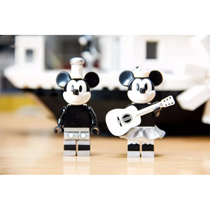 Продажа Идеи 2019, серия фильмов, пароходик, Вилли, строительные блоки, кирпичи, Детские DIY игрушки, совместимые с LegoGELI 21317, игрушки для девочек