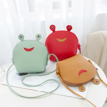 

2019 Personality Fashion Frog Mini Crossbody Bag PU Leather Cell Phone Purse Wallet Pouch Shoulder Bag Bolsos Mujer H66