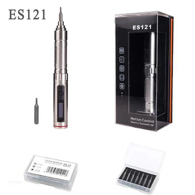 

Set ES121V ES121 Mini Precision Cordless Power Screwdriver Set Smart Motion Control Screw Drivers Tool Parts