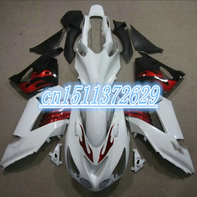 Dor Fairing ABS kit for Kawasaki ninja ZX14 2006 2011 black white