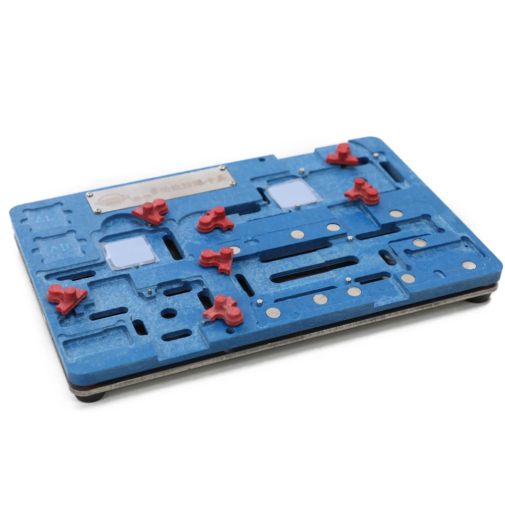 

Explosion-proof Cooling Tin Multifunctional Platform PCB Holder Jig for IPX/XS/XS MAX Motherboard Fixture Repairing Tool