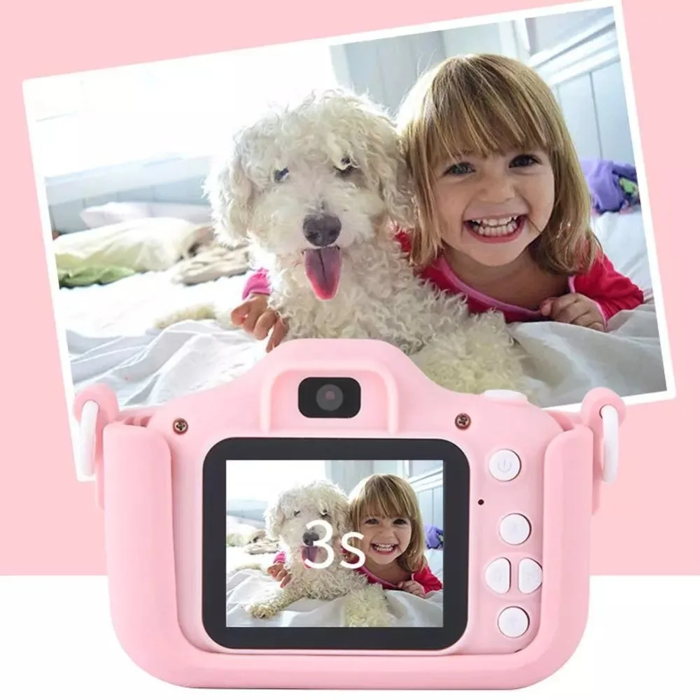 Câmera com Carregador Câmera à Prova de Choque Capa de Proteção de Silicone Crianças Câmera Digital 20mp Usb Embutido Jogo hd 1080p 11 Computers & Electronics