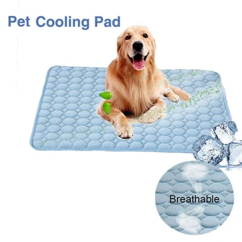 

Pet Cooling Mat Non-toxic Cool Pad Bed Breathable Portable for Summer Dog Puppy Sleeping