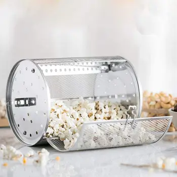 

Stainless Steel Rotisserie Oven Basket for Roasting Baking Nuts Coffee Beans Peanut BBQ Grill Roaster Oven Parts Baking