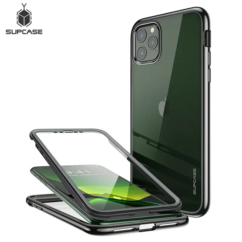 SUP чехол для iPhone 11 Pro Чехол 5,"() UB электро металлическое гальваническое покрытие+ ТПУ полное покрытие с встроенной защитной пленкой