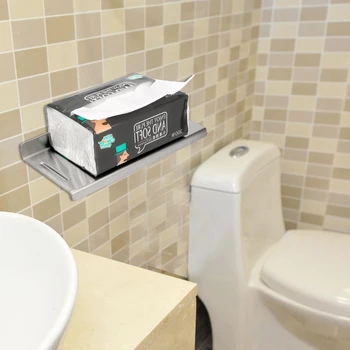 

Toilet Paper Holders Stainless Steel Bathroom Towel Rack Toilet Paper Holder Tissue Boxes Multi-function Bath Accessories