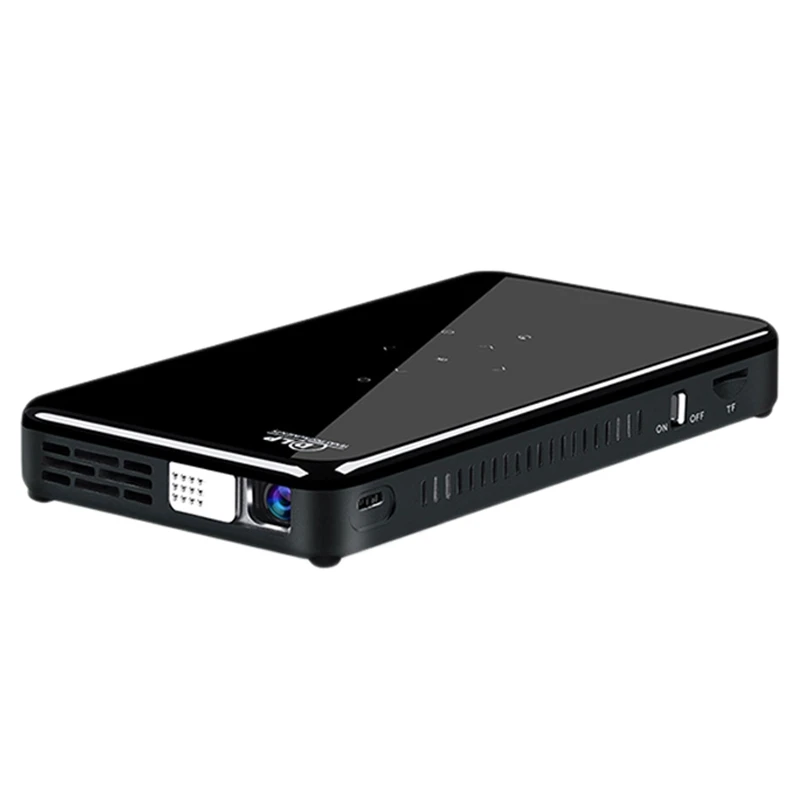 

AUN Mini Projector X2 Portable 3D Video Projector 1 + 8G Without Sound Control for 1080P Home Theater (EU PLUG)