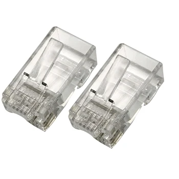 

Cat6 Network Easy Plug 8P8C Cable Quick Connector End Pass Through Lot New
