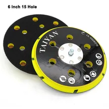 

1Pcs 6 Inch 150mm Backup Sanding Pad Sanding Disc Backing Pad Thread Hook and Loop Abrasive Tools Grinder Accessories 6-52 Hole