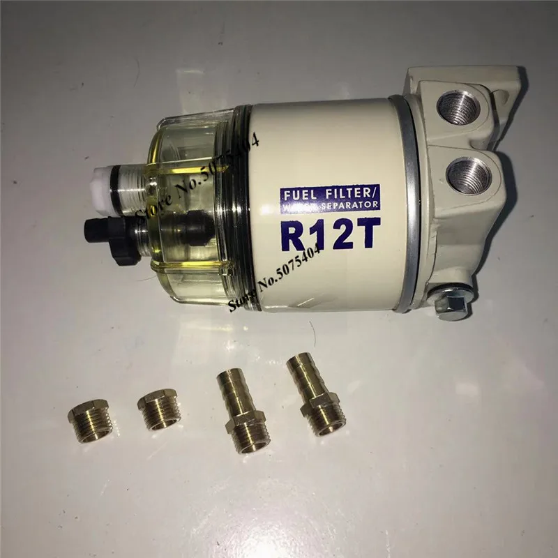 

Fuel Filter R12T Fuel/ Water Separator Complete Assembly Filter diesel engine for Racor 120ad 140 Series Automotive Parts Filter