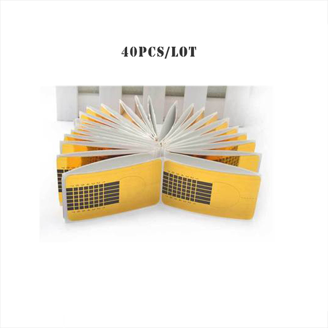 Art Tools Nail Extension UV Gel Tips Extension Nail Form Stickers for Gel Acrylic Nail Tips Extension Acrylic Curve