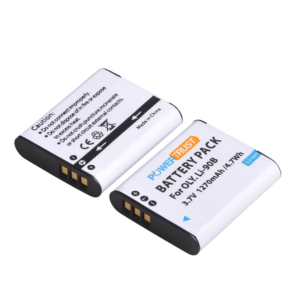 2 шт. LI-90B LI ion аккумулятор 90B LI90B LI-92B Батарея+ ЖК-дисплей USB зарядка для Olympus XZ-2, SH-50, SH-1, SP-100, прочный, TG-1, TG-2, TG-3, TG-4, TG L20