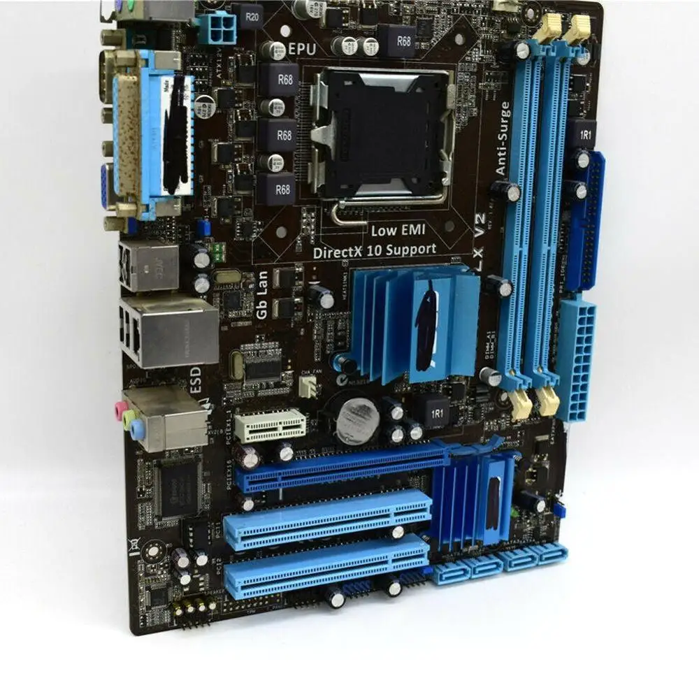 ASUS P5G41T-M LX V2 Motherboard DDR3 8GB G41 P5G41T-M LX V2 X16 Computador Desktop Mainboard PCI-E VGA p5G41T Usado