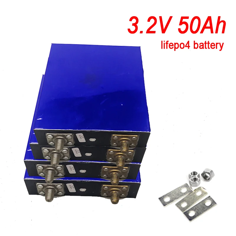 8 шт литий 3 2 v 50Ah lifepo4 батарея литий-железо-фосфатный аккумулятор набор сделай сам