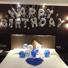 Воздушные шары на день рождения с цифрами, алюминиевые воздушные шары, вечерние воздушные шары на день рождения, воздушный шар из фольги для вечеринок