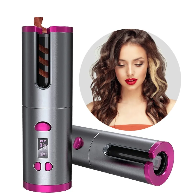 Automatic Hair Curler Wireless Usb Charging Curler Iron Portable Air