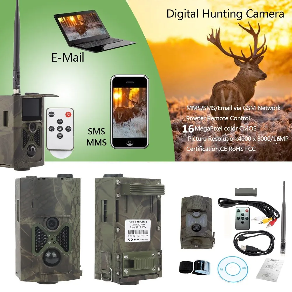 HC 550M 2G MMS Trail Camera инфракрасная камера для наблюдения за дикой природой 16MP 940nm