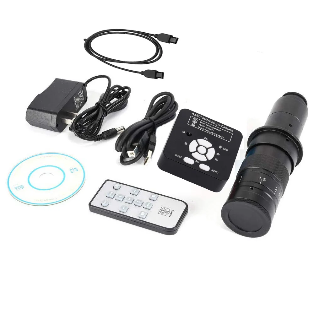 DANIU 41MP HDMI 1080P 180X HD USB цифровой промышленный видео микроскоп камера набор TF карта видео рекордер для ремонт телефона pcb