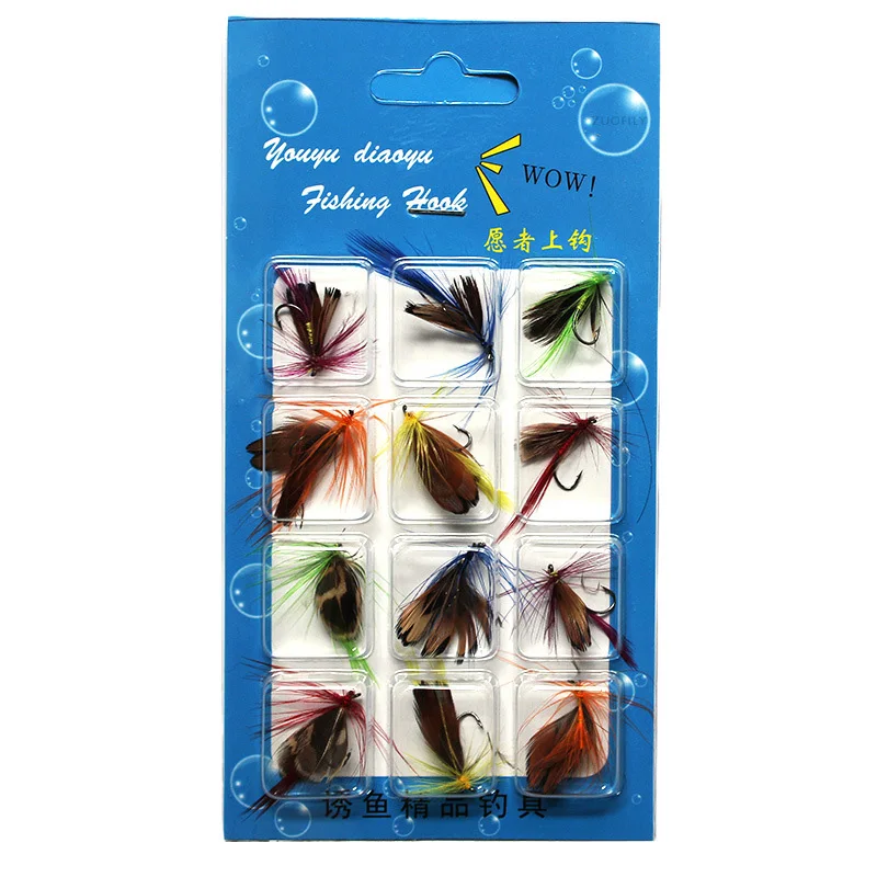Neuf 5 x hameçons mouches mouches/insectes leurres appât pêche à la