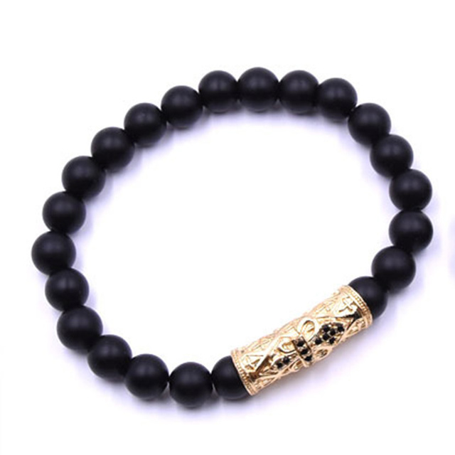 Arrival Skull Bracelet femme Friends Natrual Stone Beads Bracelets For Women Men Jewelry Pulseras Mujer bracciali uomo