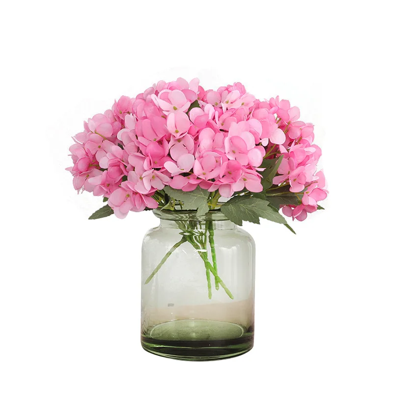 5 Heads Artificial Flower Hydrangea Home Bouquet Desktop Placed Wedding Road Lead Bride Car Decoration Hotel Show ZZY004 | Дом и сад