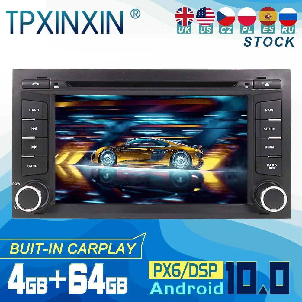 

For Seat leon Android 10 Carplay Radio Player Car GPS Navigation Head Unit Car Stereo CD DVD WIFI DSP BT