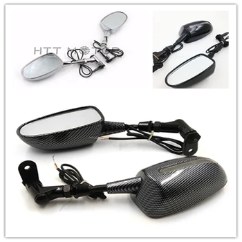 

Aftermarket free shipping motorcycle parts Mini back view Mirrors For Honda Cbr 600Rr Kawasaki Ninja 636 Zx6R Black carbon fiber