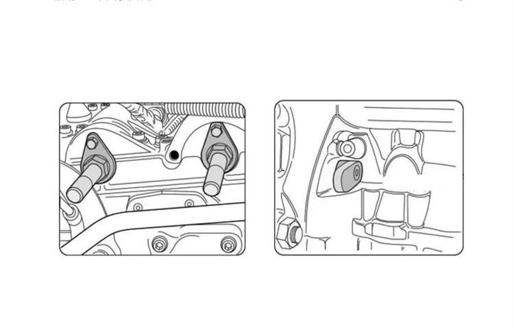 1.2L Timing tool set V W audi timing chain adjustment tool 12V 6V Auto maintenance tools Hand tools