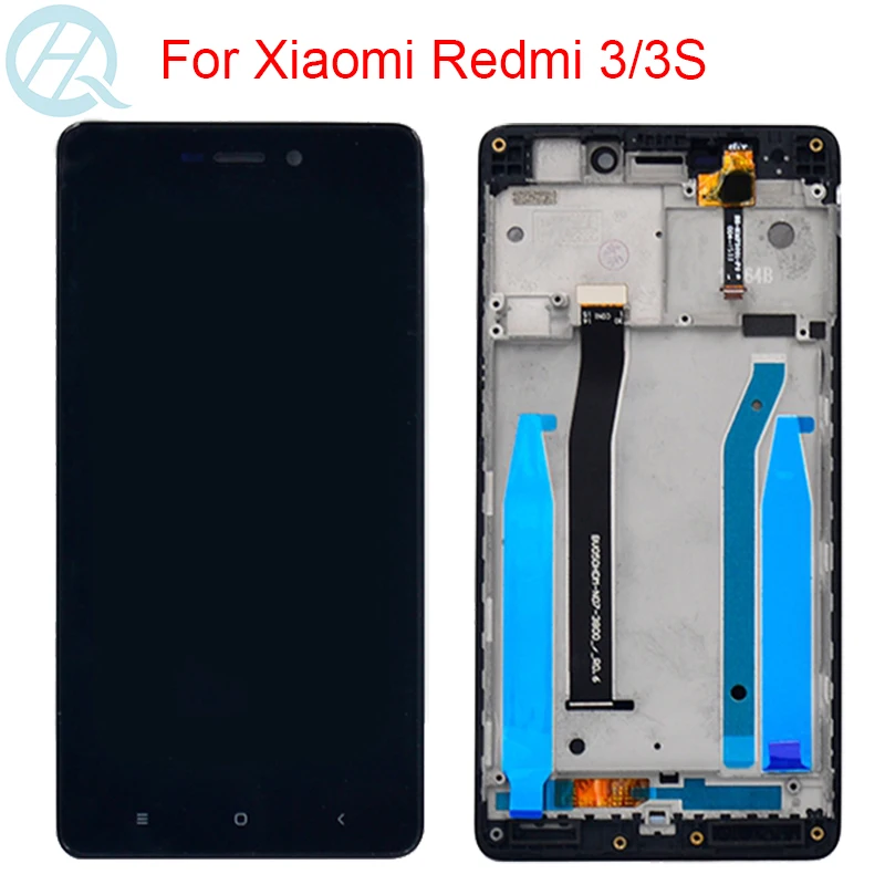 Оригинальный ЖК дисплей для Xiaomi Redmi 3s 3 Pro с рамкой сенсорный экран дигитайзер сборка 5 0 &quotRedmi 3S LCD|Экраны