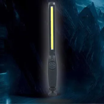 

Portable COB LED Flashlight Rechargeable Adjustable LED Work Light Inspection Lamp Garage Light Hanging Torch Lamp