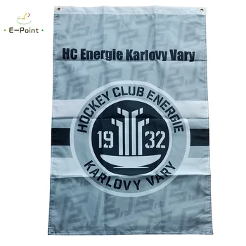 

Double Sided Czech Republic HC Energie Karlovy Vary Flag 2ft*3ft (60cm*90cm) Size Christmas Decorations for Home Flag Banner