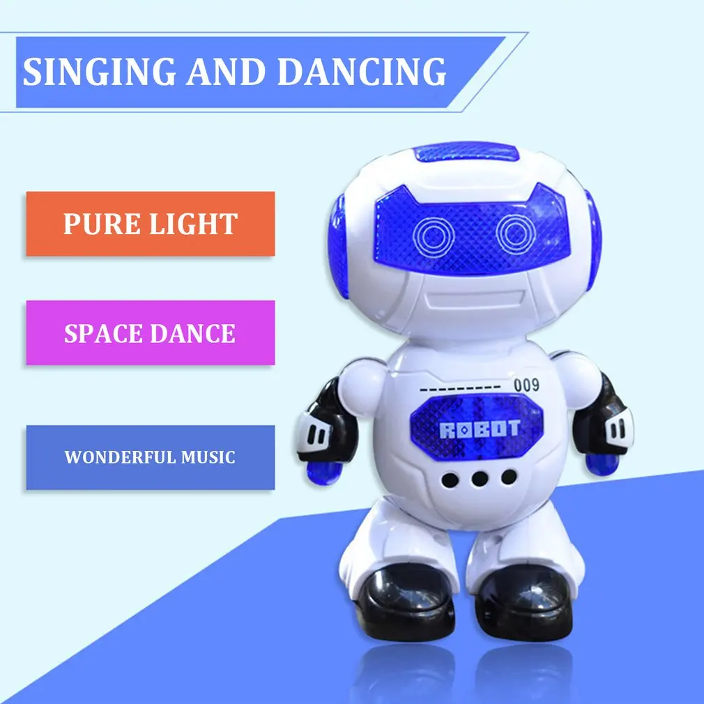Toys for Children Dance and Music Robot Action Children's Electric Toys Hyun Dance Robot Rotating Light Music