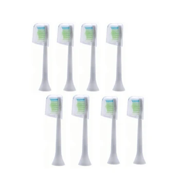 

8Pcs/lot Tooth Brush Heads with cap For PHILIPS Sonicare FlexCare Diamond Clean HX6100 HX6150 HX6411 HX6431 HX6500 HX6511