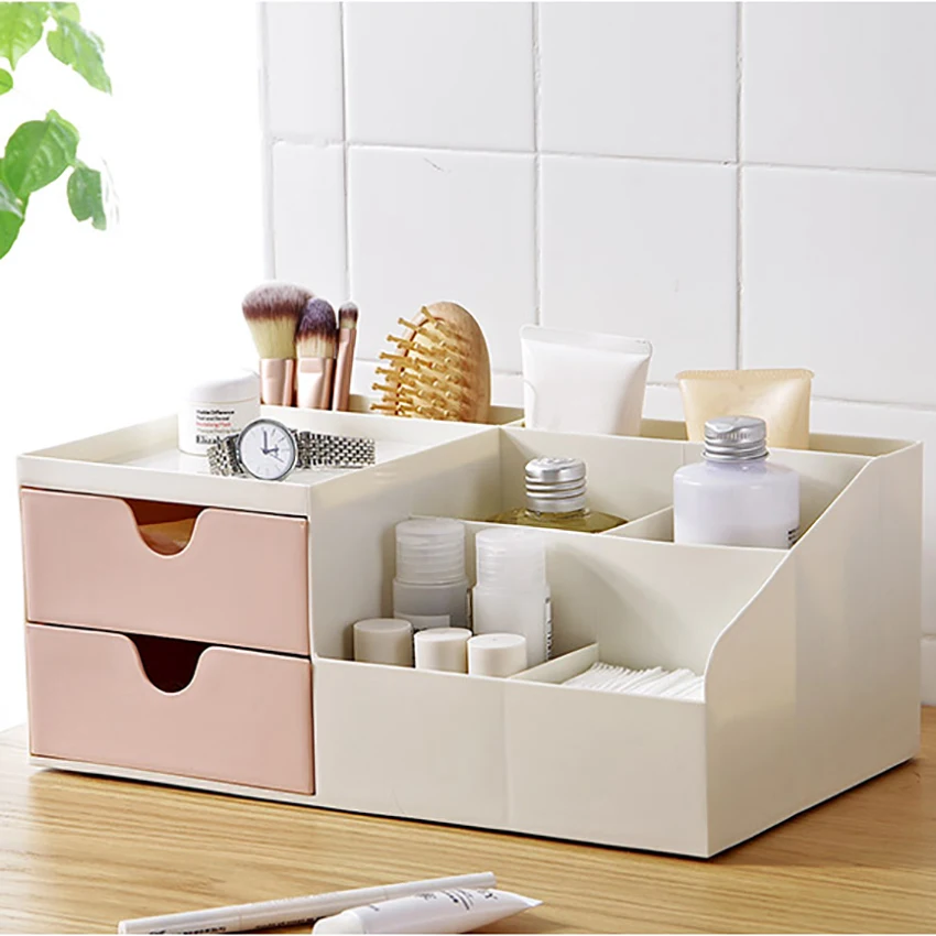 Discount Chance for  1PC Makeup Storage Organization Cosmetic Container Lipstick Skin Care Box Jewelry Earrings Case Cre