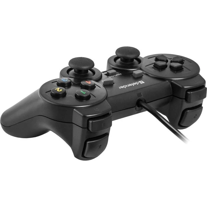 Gamepad Defender Omega USB, wired, vibration, PC, USB, black 2483759 ► Photo 2/5