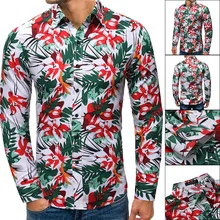 На каникулах ветер цветок цвет с длинным рукавом цветок рубашка свободный кардиган ветер с длинным рукавом рубашка мужской Cs75