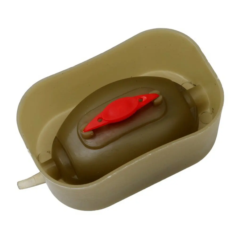 1 Set Practical Outdoor Carp Fishing Bait Thrower Tools Portable Flat Method Mold Inline Feeder Easy Apply Sturdy Accessories