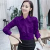 2020 Korean Fashion Women Blouses Shirts Elegant Women Ruffle Chiffon OL Shirt Plus Size Womens Tops and Blouses Blusas PZ2536 3
