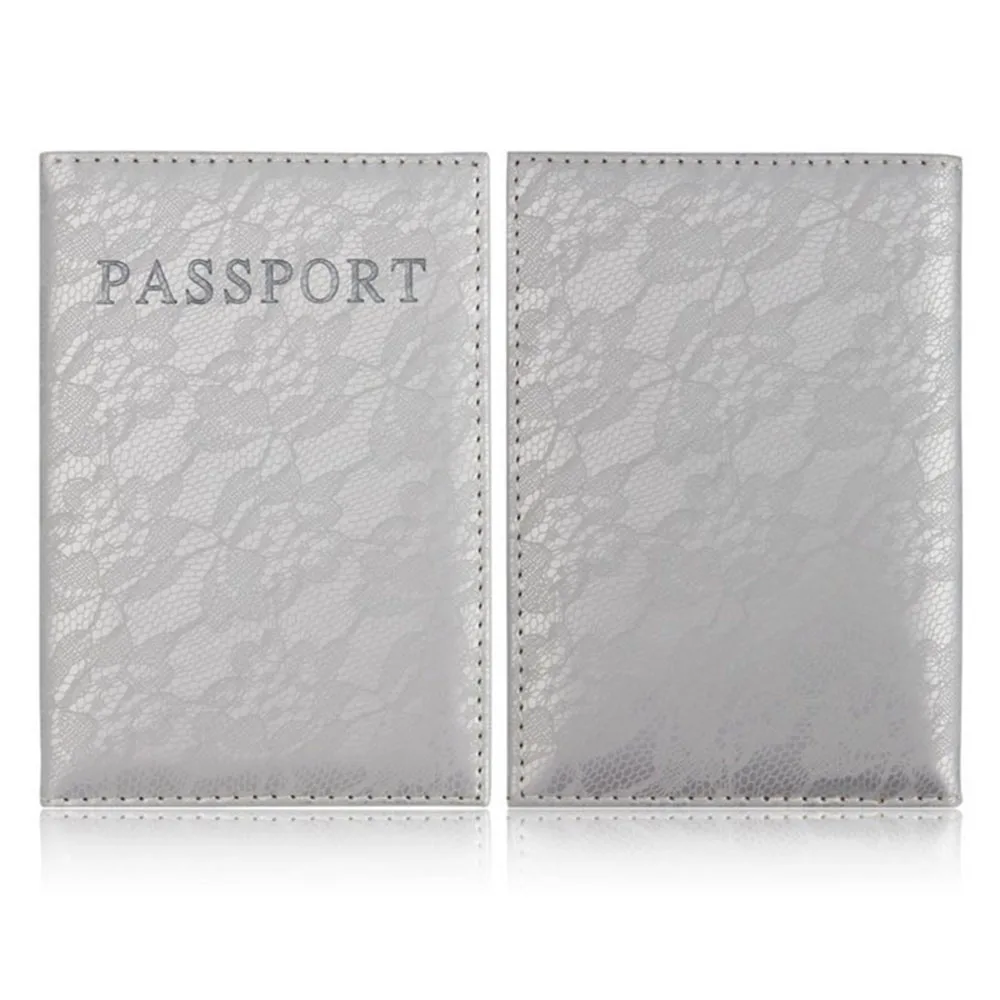 Роскошная элегантная женская Обложка для паспорта розовый мир Универсальный дорожный отделения для паспорта и билетов Обложка на паспорт Чехол для паспорта - Цвет: grey
