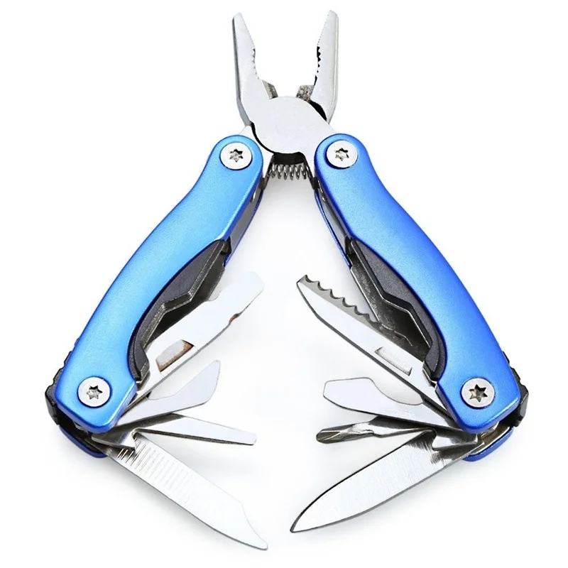 

Multi-function stainless steel folding mini tool pliers are easy to carry, easy to use and durable