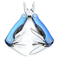 Multi-function stainless steel folding mini tool pliers are easy to carry, easy to use and durable