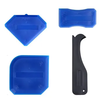 

4pcs/set Beauty Sewing Tool 4 Piece Set Silicone Glass Glue Scraper Tile With Shovel