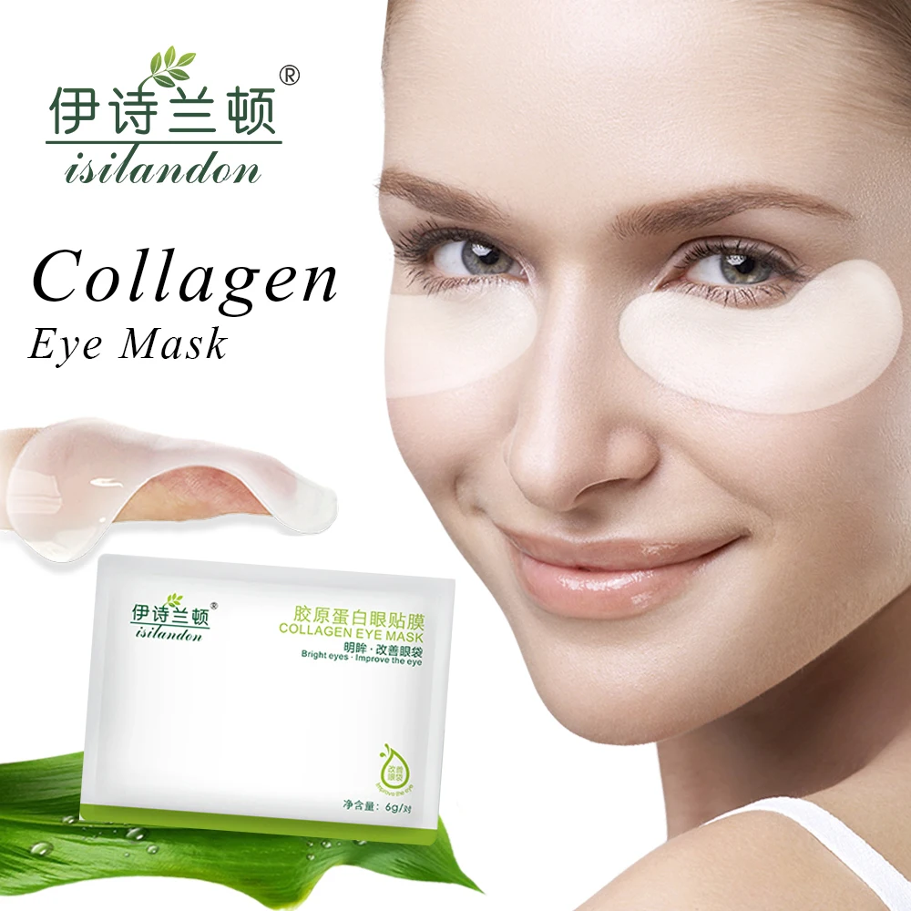 

Clearance Sale! ISILANDON Collagen Eye Mask Anti-Aging Wrinkle Patches Moisturizing Dark Circle Eye Skin Care Sleep Mask