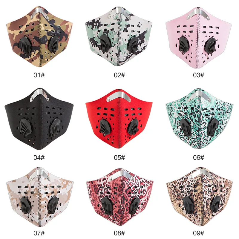 

Cycling Face Mask Filter Air Pollutant for Bike Riding Traveling Dustproof Mask Women/Men Outdoor Sports