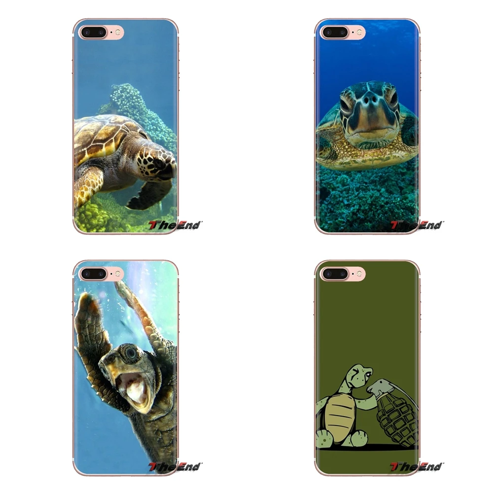 Забавные морские Черепашки мягкие прозрачные чехлы Чехлы для samsung Galaxy S3 S4 S5 Mini S6 S7