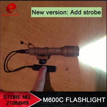 M600 элемент страйкбольной винтовки Surefir M600C, оружие, тактический разведыватель, светодиодный тактический фонасветильник для винтовки, новая версия, стробоскоп для охоты