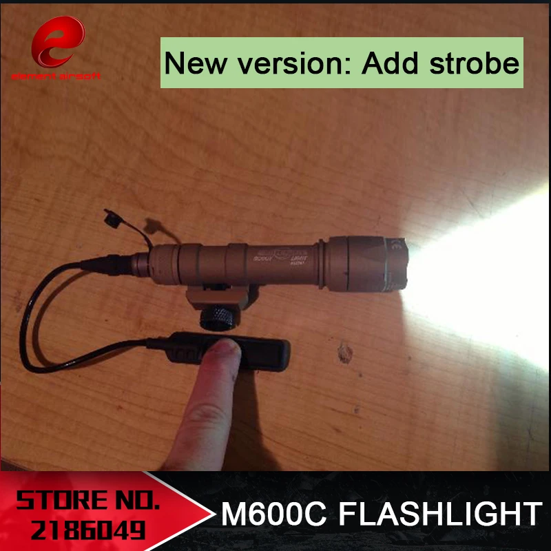 Элемент M600C Свет СВЕТОДИОД Оружие свет Тактический Фонарик Airsoft Огни EX 072