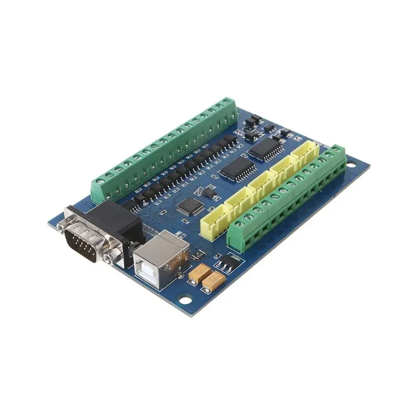 12-24V MACH3 USB 5 Axis 100KHz Гладкий Степпер контроль движения Breakout Board для гравировки с ЧПУ U1JB